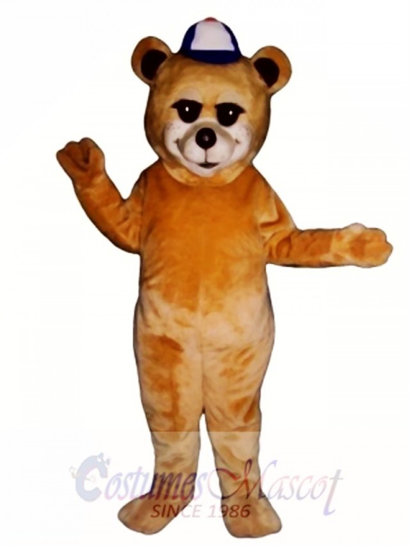New Sunny Bear with Hat Mascot Costume