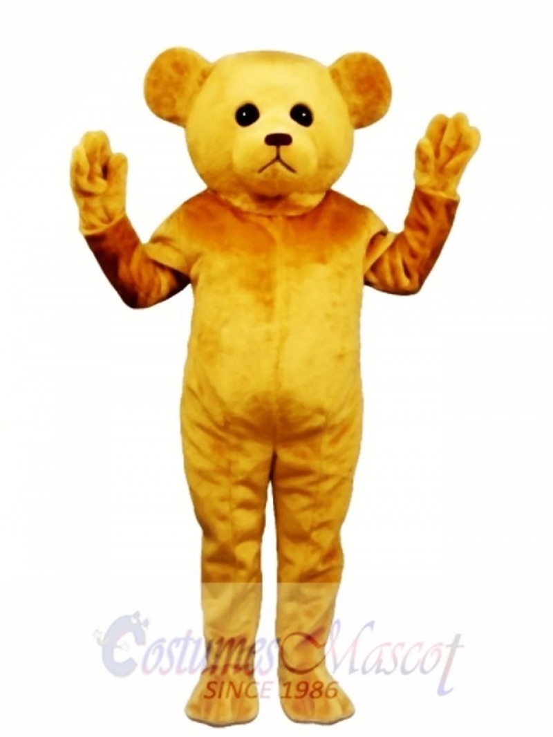 New Tan Teddy Bear Mascot Costume