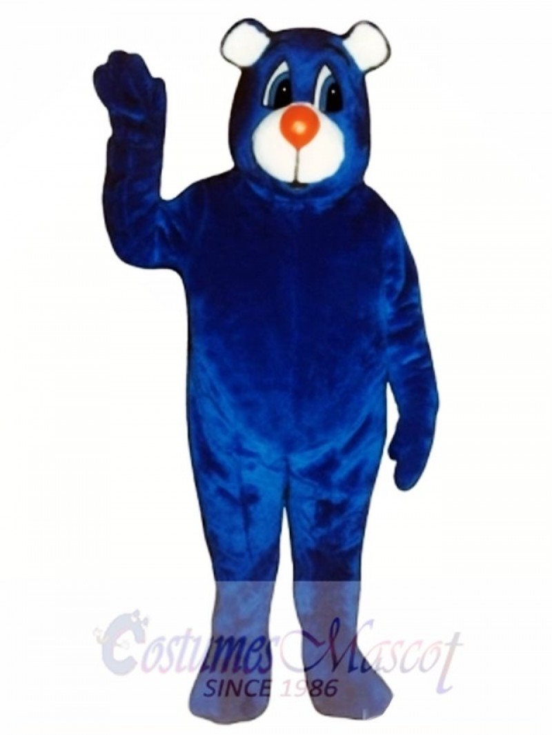 New Blue Bear Mascot Costume