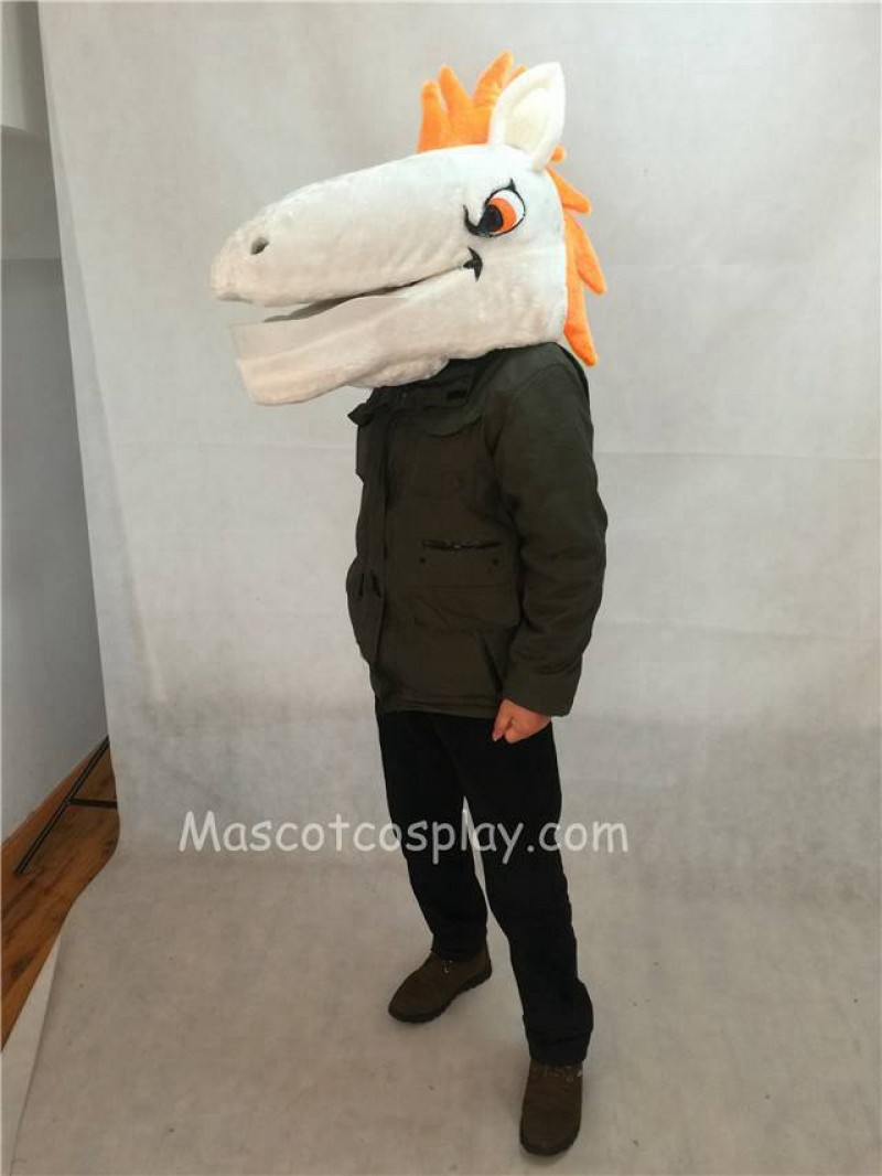 High Quality Mustang Horse Denver Broncos Mascot Costume Head Only
