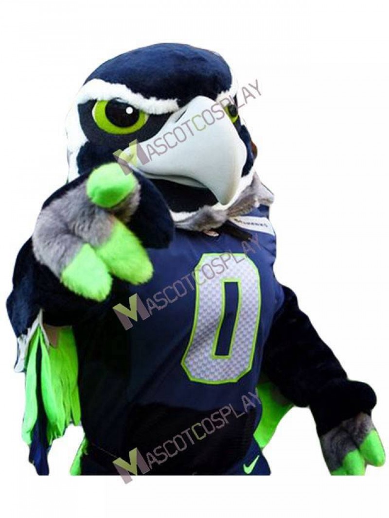 Seattle Seahawks Blitz the Seahawk BOOM the Seahawk Mascot Costume