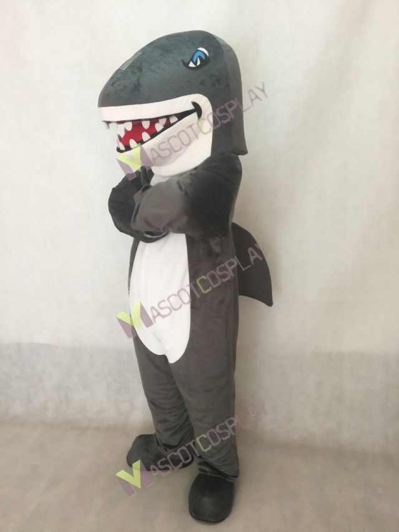 New Grey Shark Mascot Costume