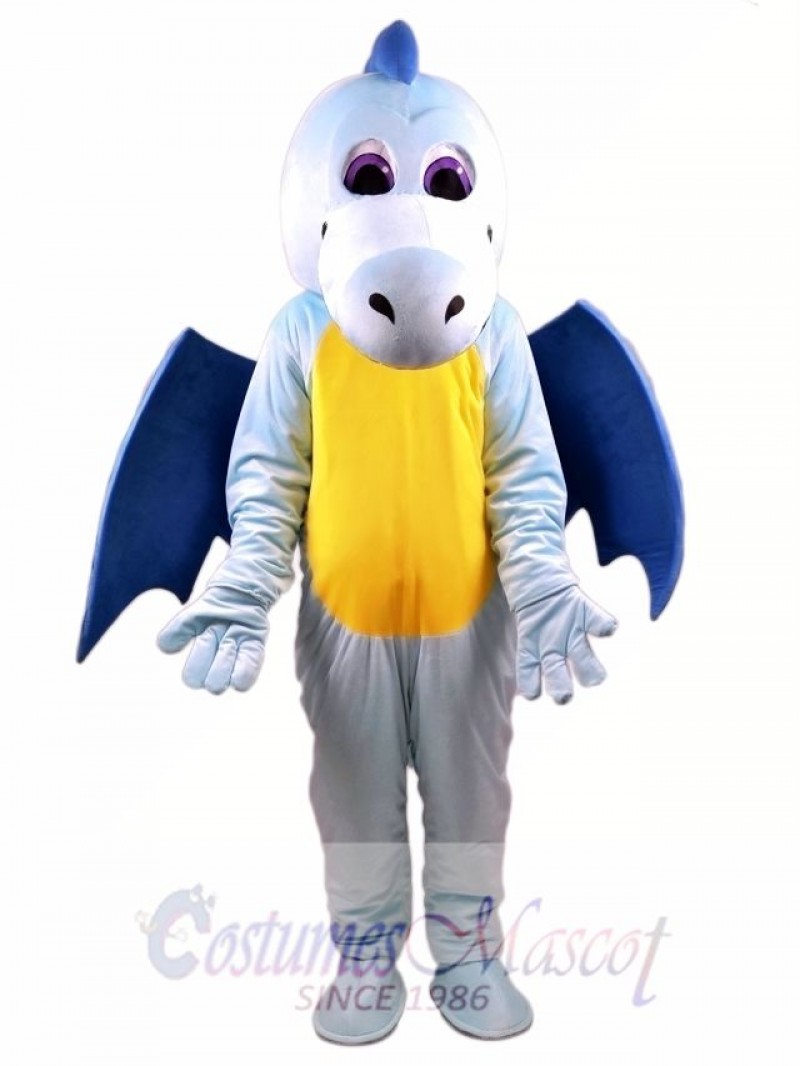 Blue Dragon Mascot Costume