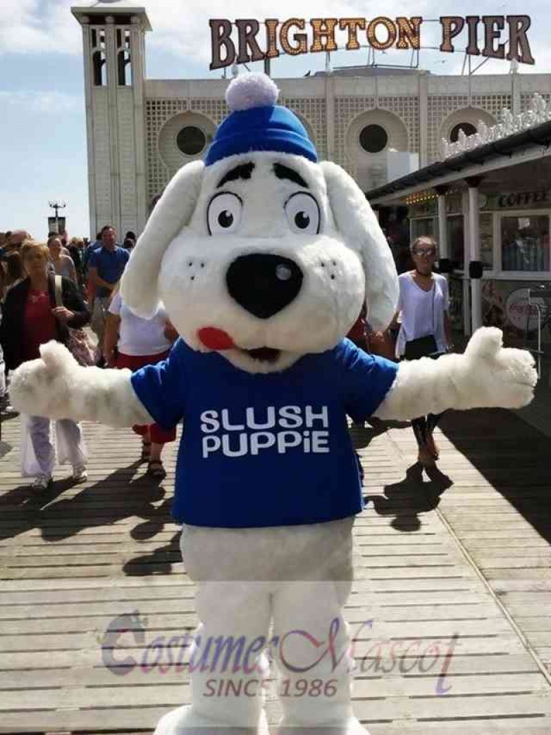 Slush Puppie Dog Mascot Costume  