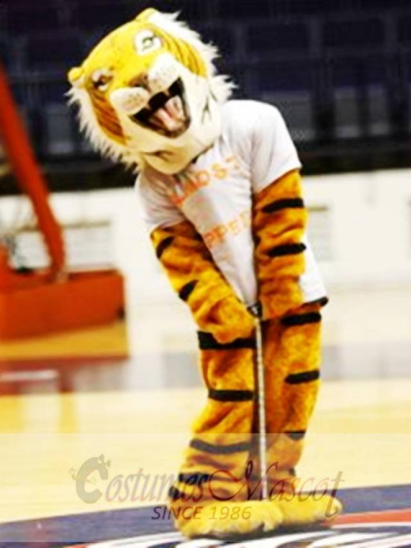 Happy Tiger Mascot Costume