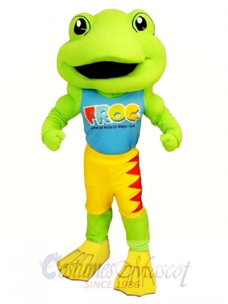 Power Frog Mascot Costume