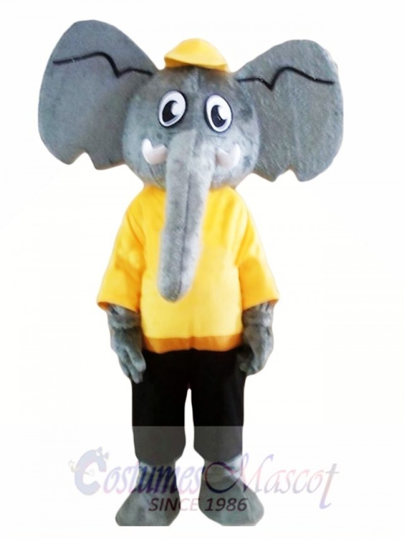 Adult Grey Elephant Mascot Costume