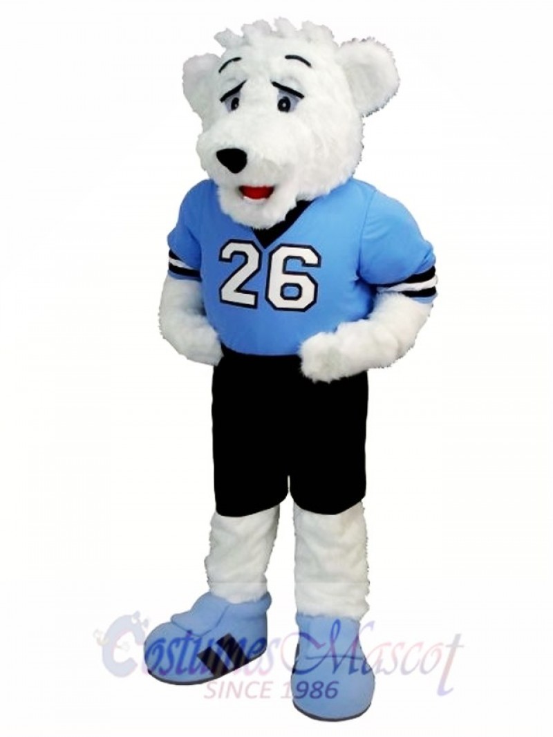 Ice Hockey Polar Bear Mascot Costume