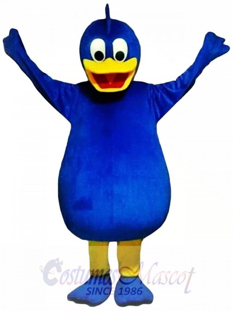Blue Duck Mascot Costume  