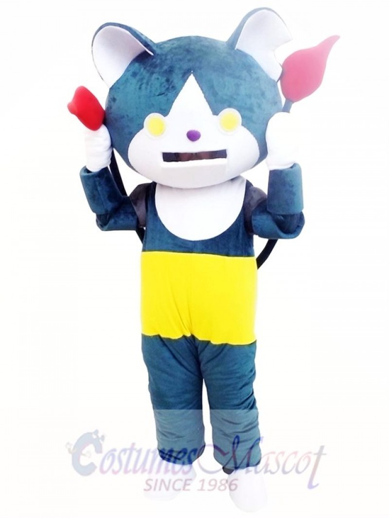 Youkai Watch Jibanyan Blue Cat Mascot Costume