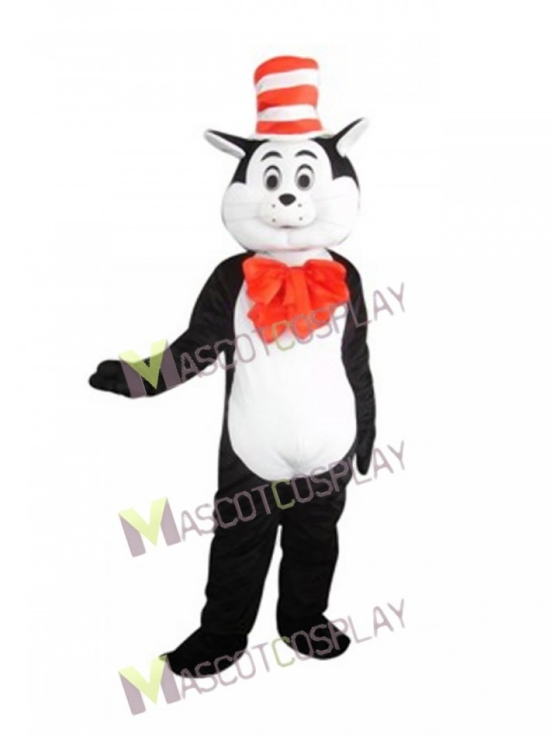 Cat in the Hat Mascot Costume