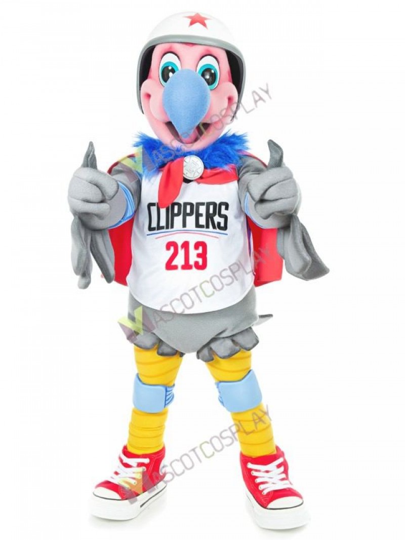 LA Clippers Mascot Costume Chuck California Condor Mascot Costume