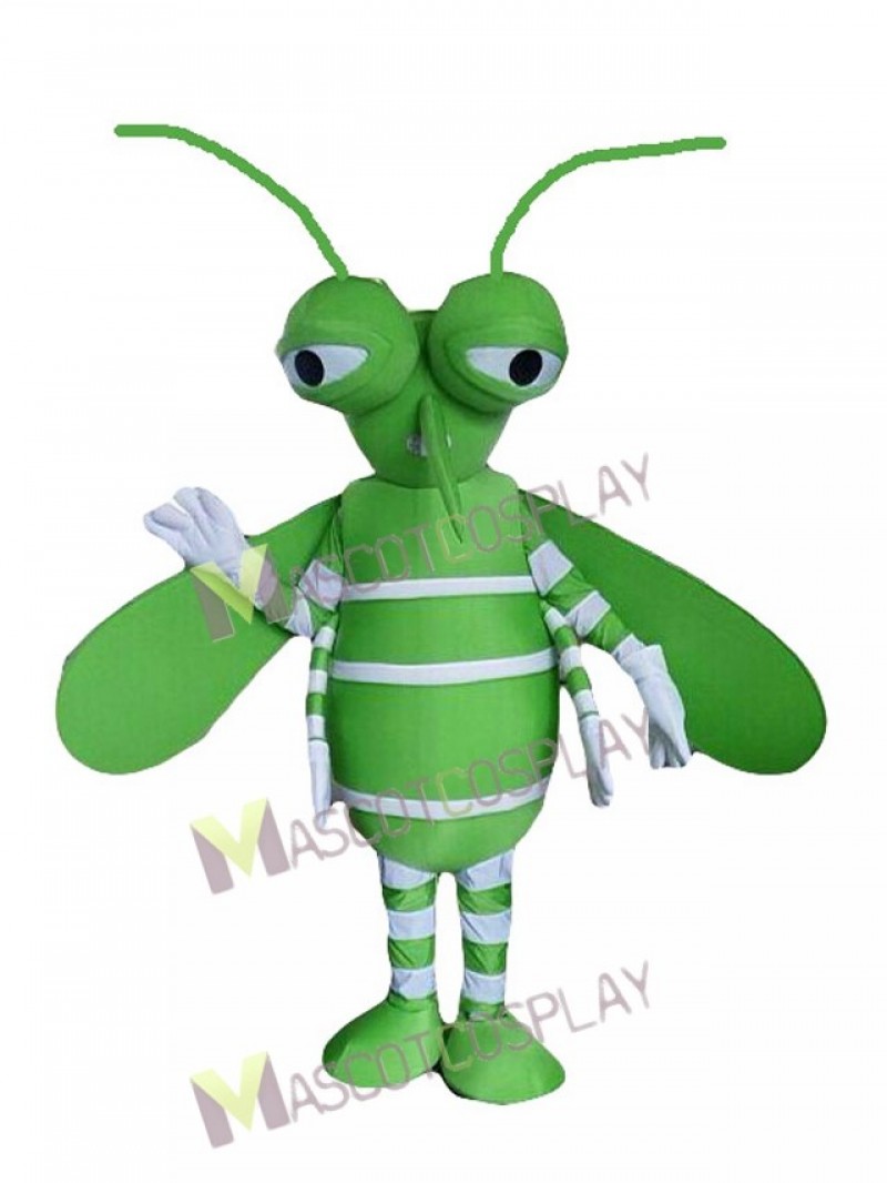 Green Mosquito Mascot Costume Insect Mascot Costume