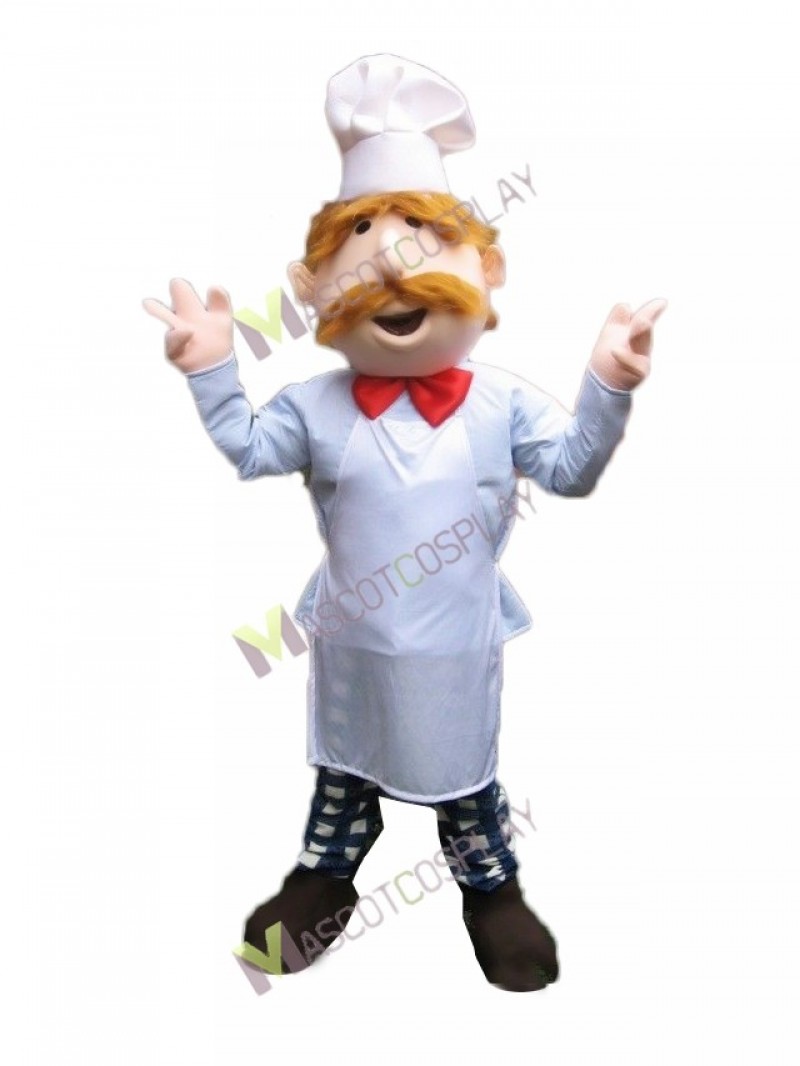 High Quality Adult Restaurant Promotion French or Italian Chef Mascot Costume