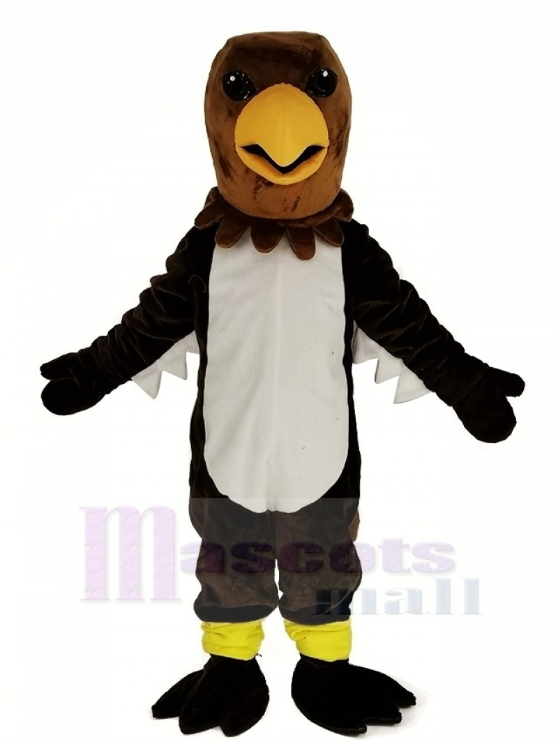 Brown Tail Hawk Mascot Costume Animal