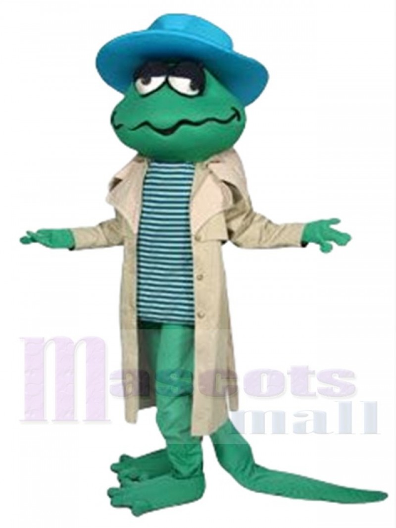 Chet Gecko mascot costume