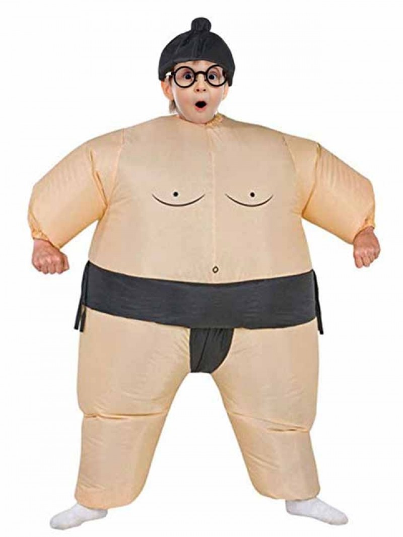 Kids Inflatable Sumo Costume Halloween Children Cosplay christmas