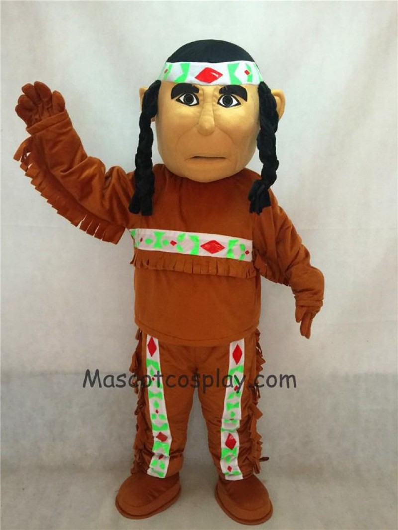 Hot Sale Adorable Realistic New Popular Professional Native American Indian Mascot Costume