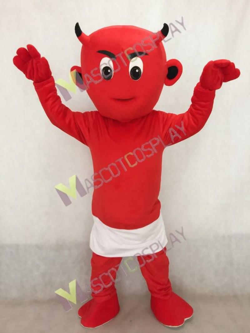Red Lil Devil Mascot Costume