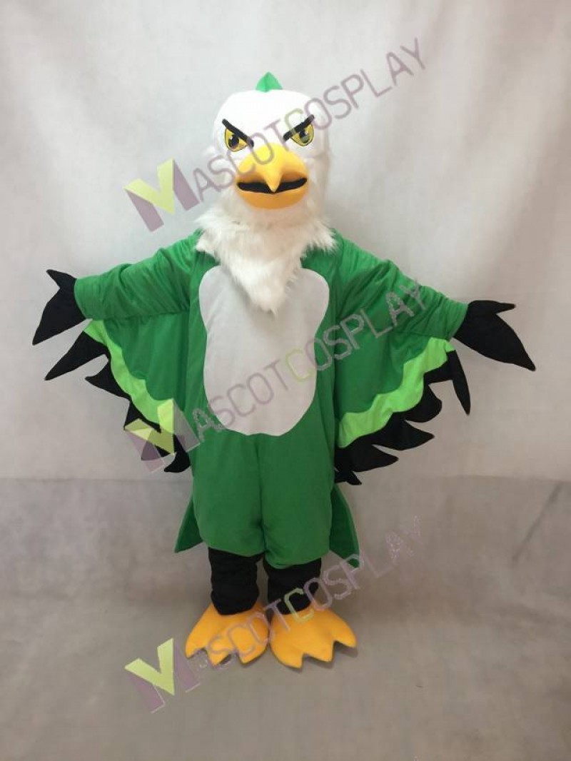Realistic Adult Custom Color Green Thunderbird Mascot Costume