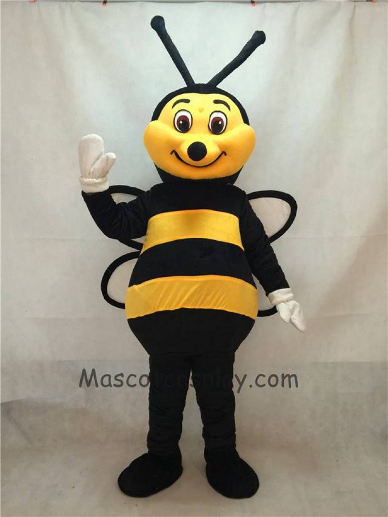 High Quality New Black and Yellow Bee Mascot Costume