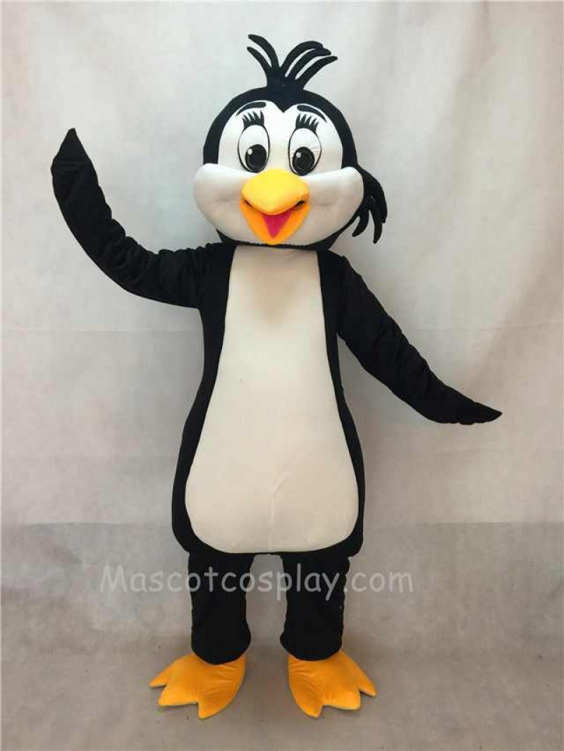 High Quality White And Black Penguin Adult Mascot Costume