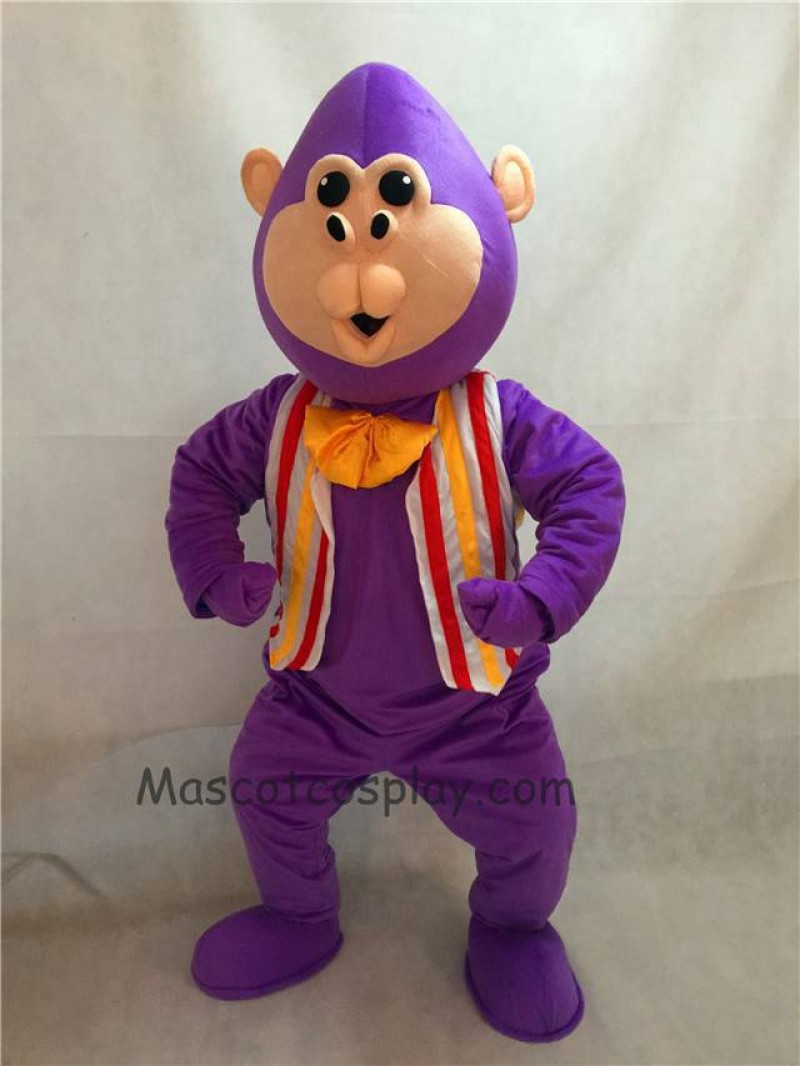 High Quality Purple Bubba Gorilla Monkey Mascot Costume