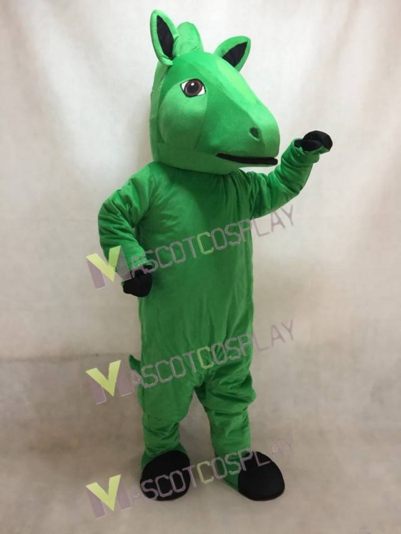 Custom Color Green Horse Mascot Costume
