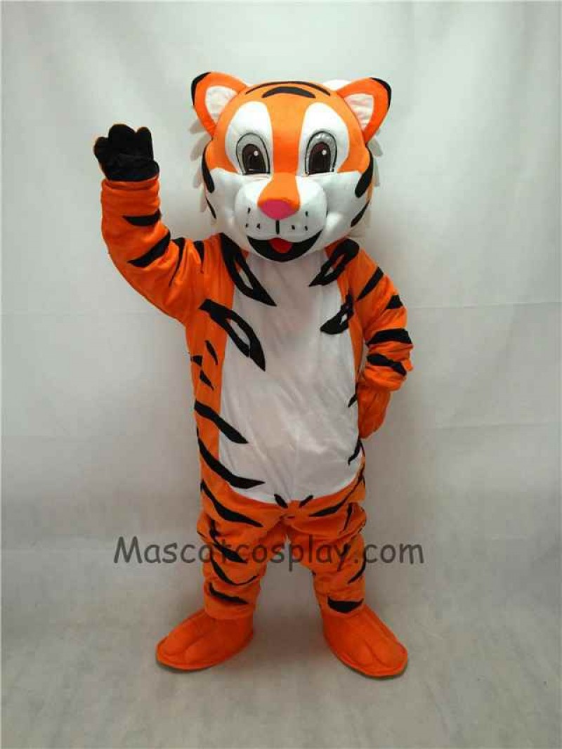 Cute New Cartoon Tiger Mascot Costume