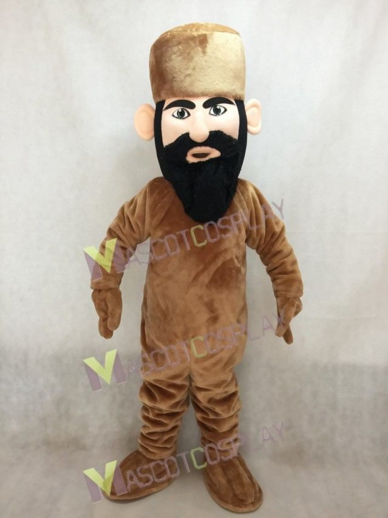 Light Brown Mountain Man Mascot Costume