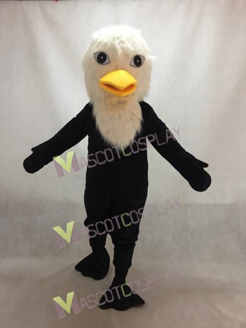 Yellow Beak Bald Eagle Mascot Costume