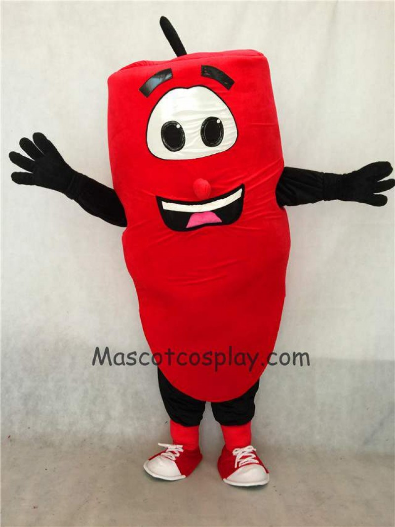 High Quality Realistic New Friendly Red Hot Pepper Mascot Costume with Smile