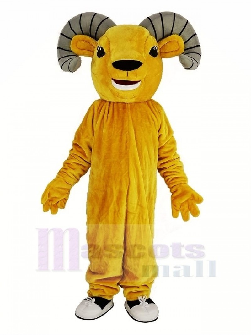 Light Brown Sport Ram Mascot Costume Animal