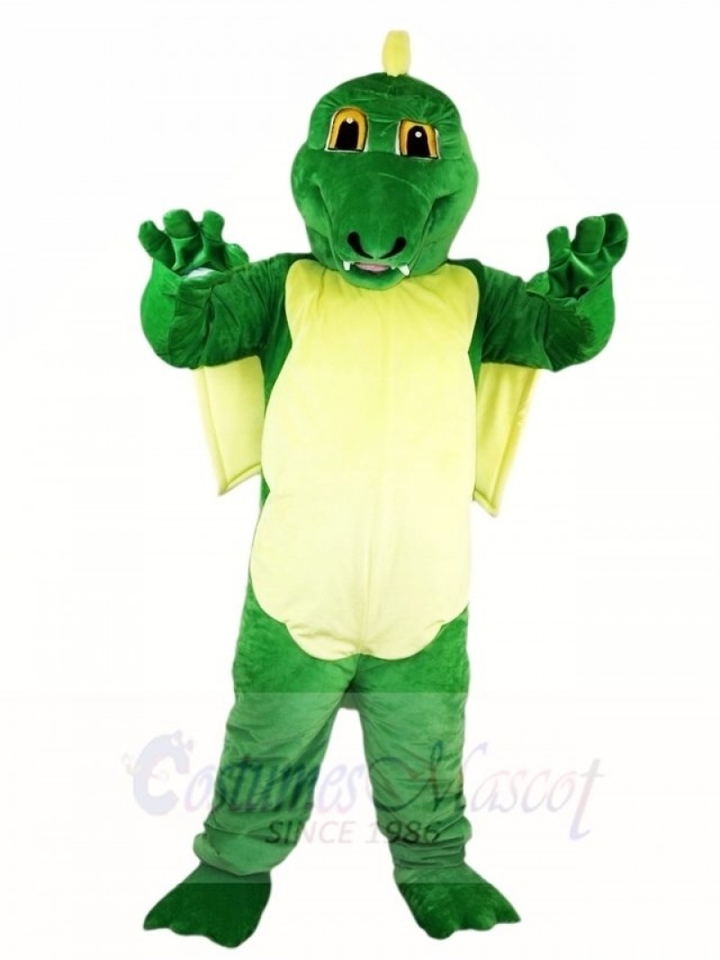Green Dinosaur Magic Dragon Mascot Costumes Animal