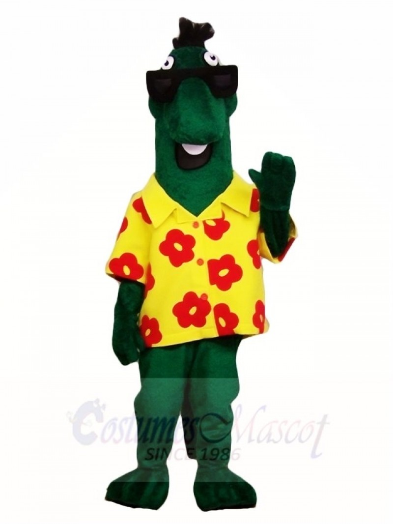 Green Dinosaur Mascot Costumes 