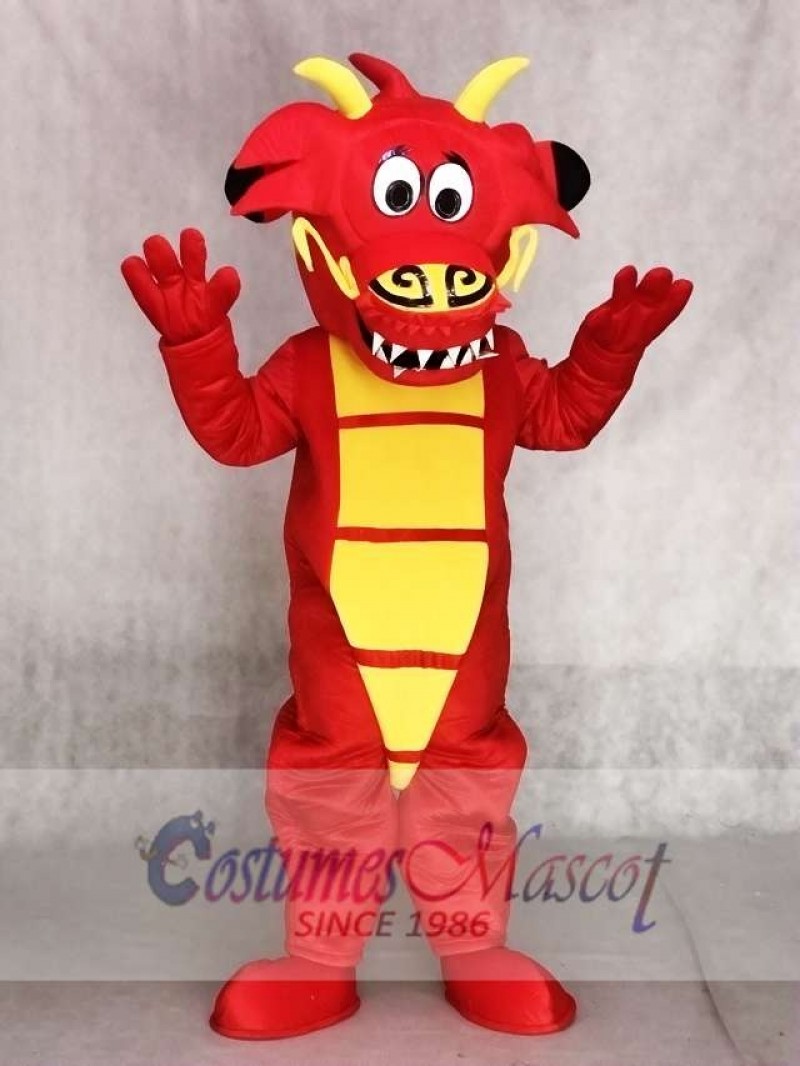 Red Legendary Dragon Mascot Costumes