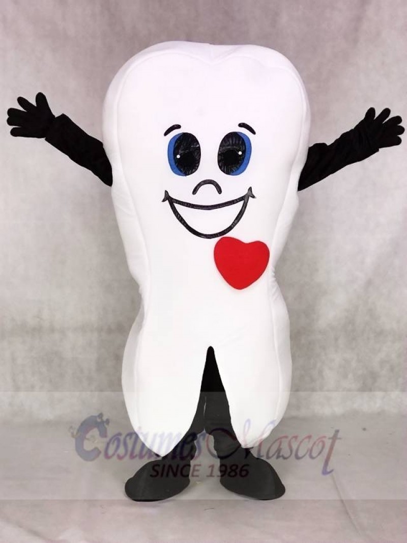 Grinning Tooth Mascot Costumes for Dentist Clinic 