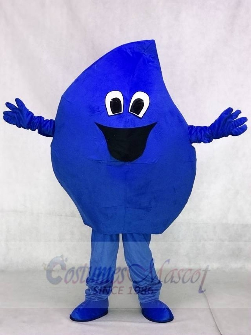 Blue Raindrop Sea Water Drop Mascot Costumes
