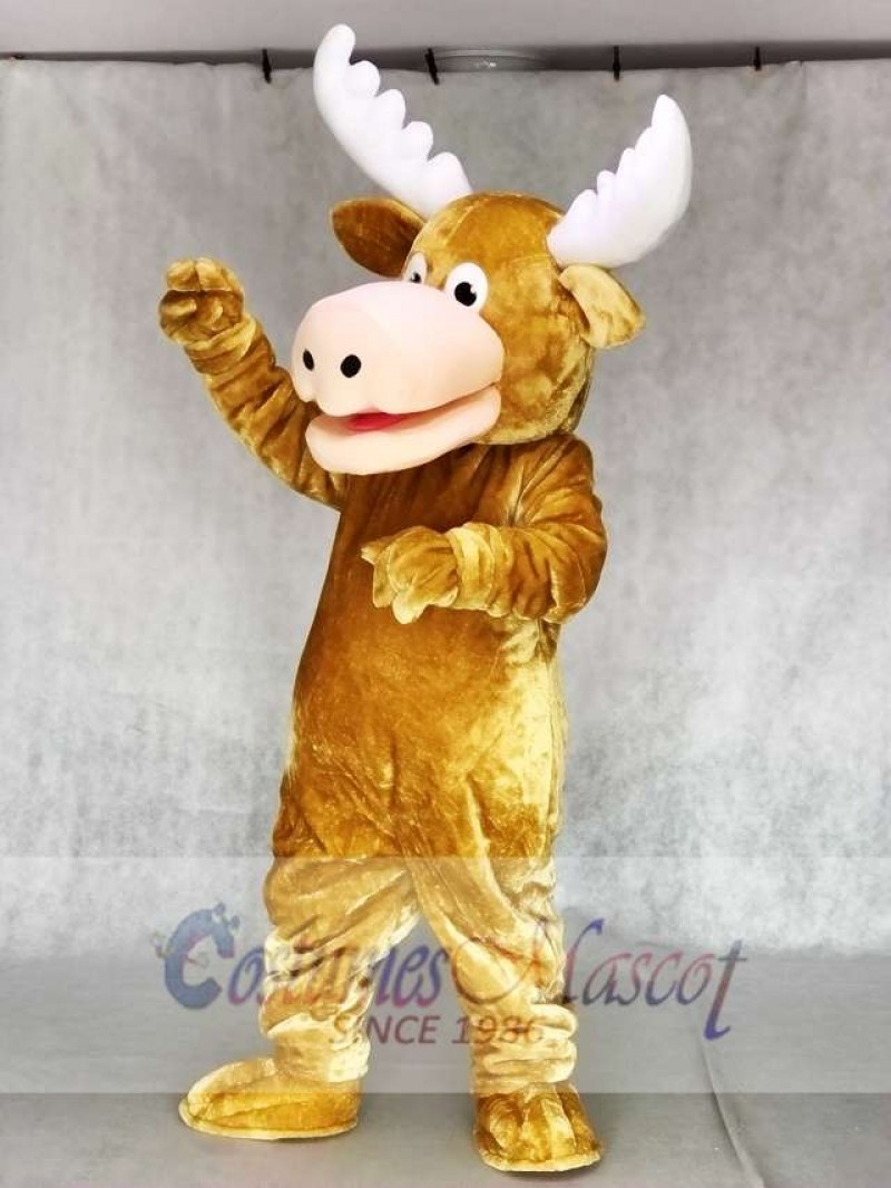 Brown Ikea Moose Mascot Costumes Animal 