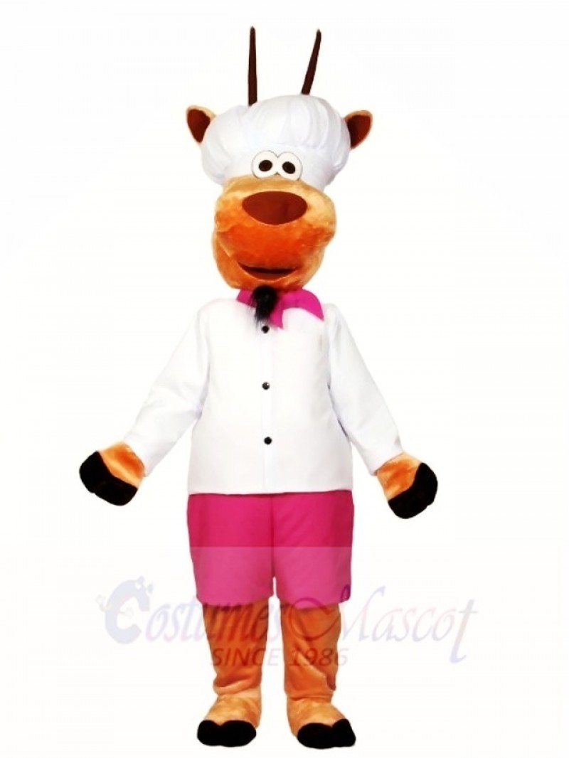 Cartoon Cook Sheep Mascot Costumes Animal 