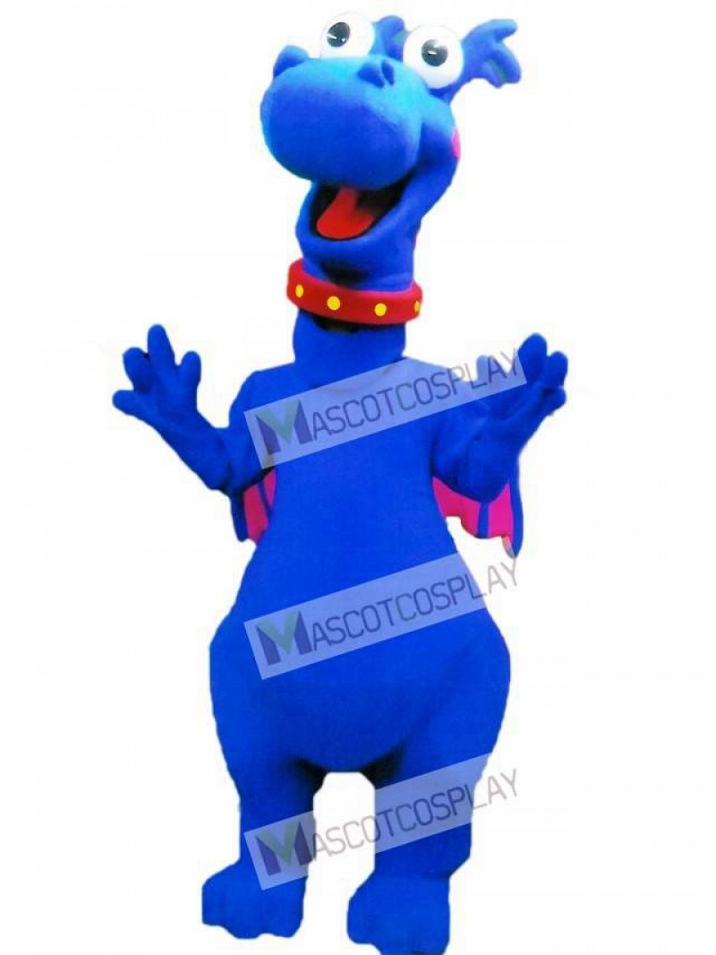 Blue Dragon Stuffy Mascot Costume