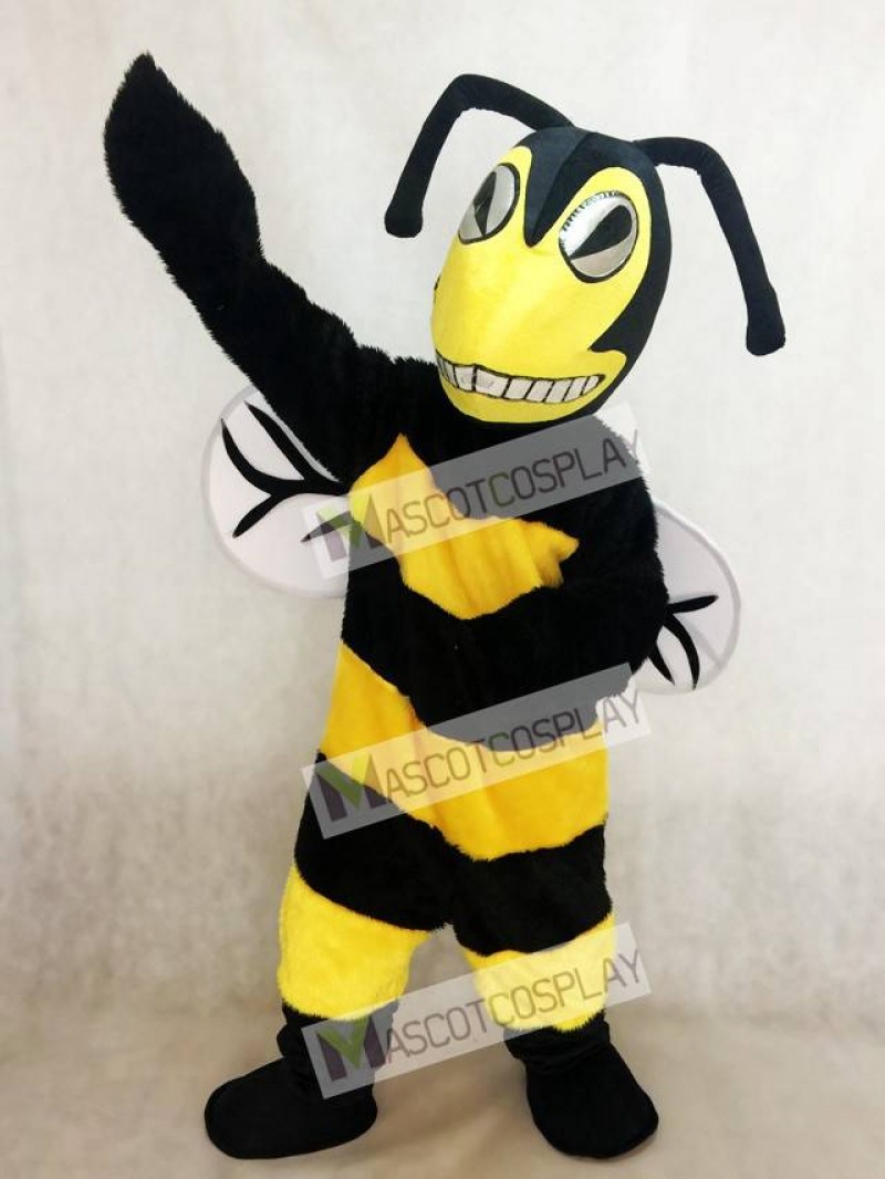 Black and Yellow Adult Bee/Hornet Mascot Costume