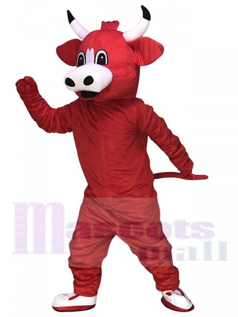 Red Bull Chicago Bulls Mascot Costume Animal