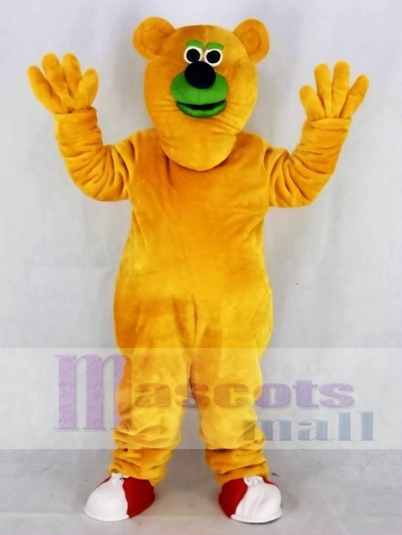 Fresno Grizzlies Parker T. Orange Bear Mascot Costume