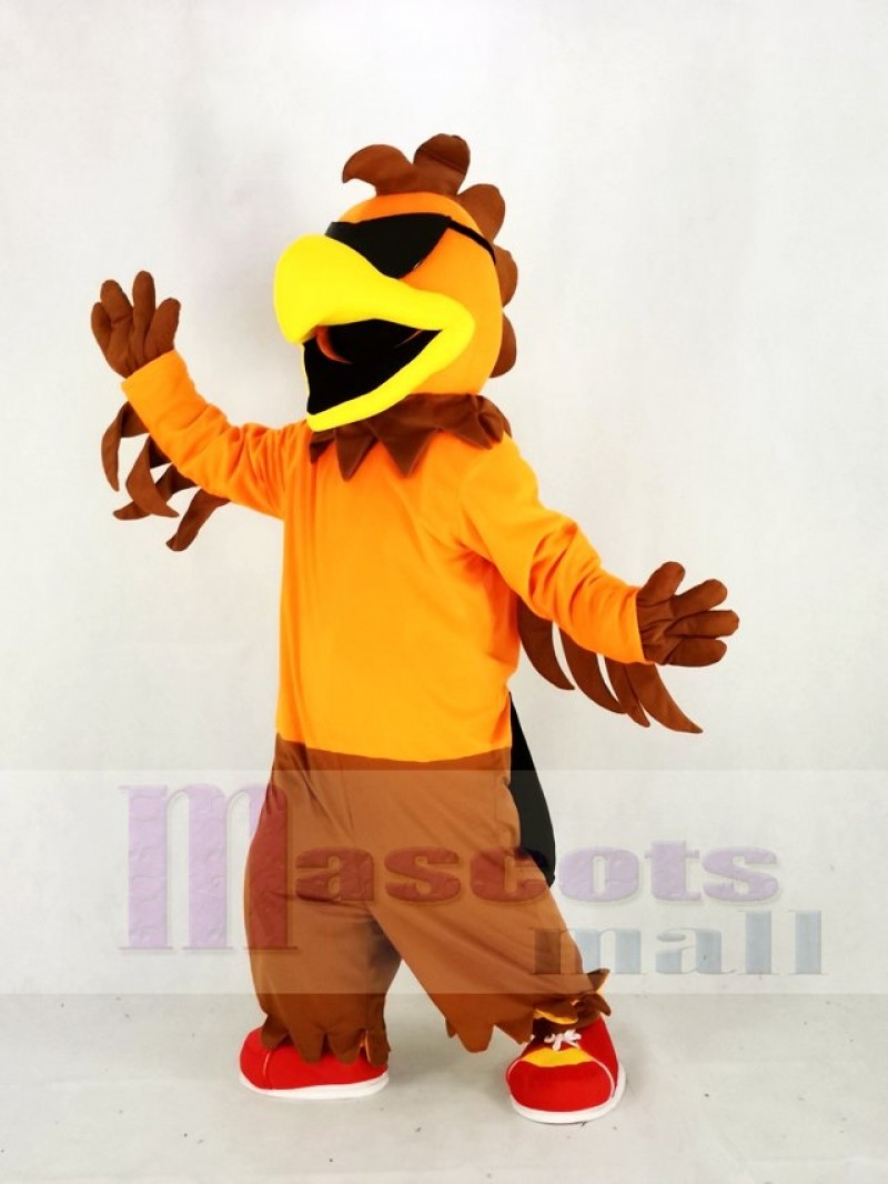 Cool Rock Chicken Rooster Mascot Costume Animal