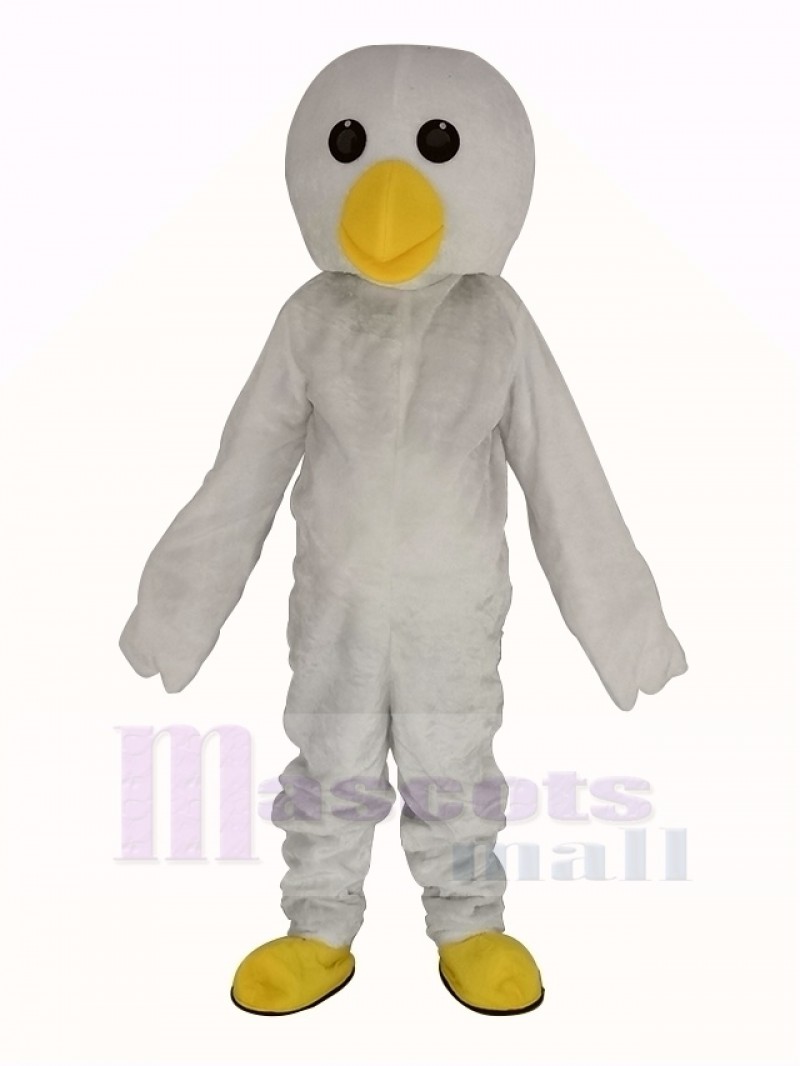 White Chick Mascot Costume
