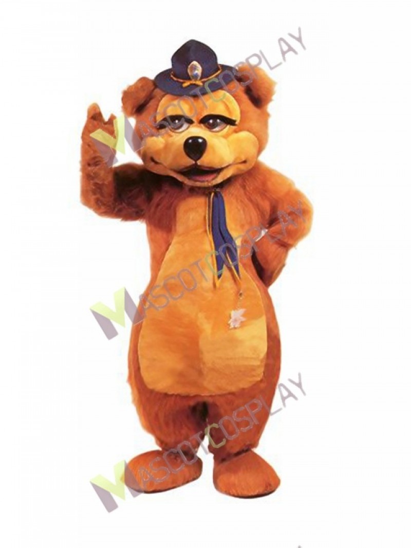 Safety Brown Bear Mascot Costume