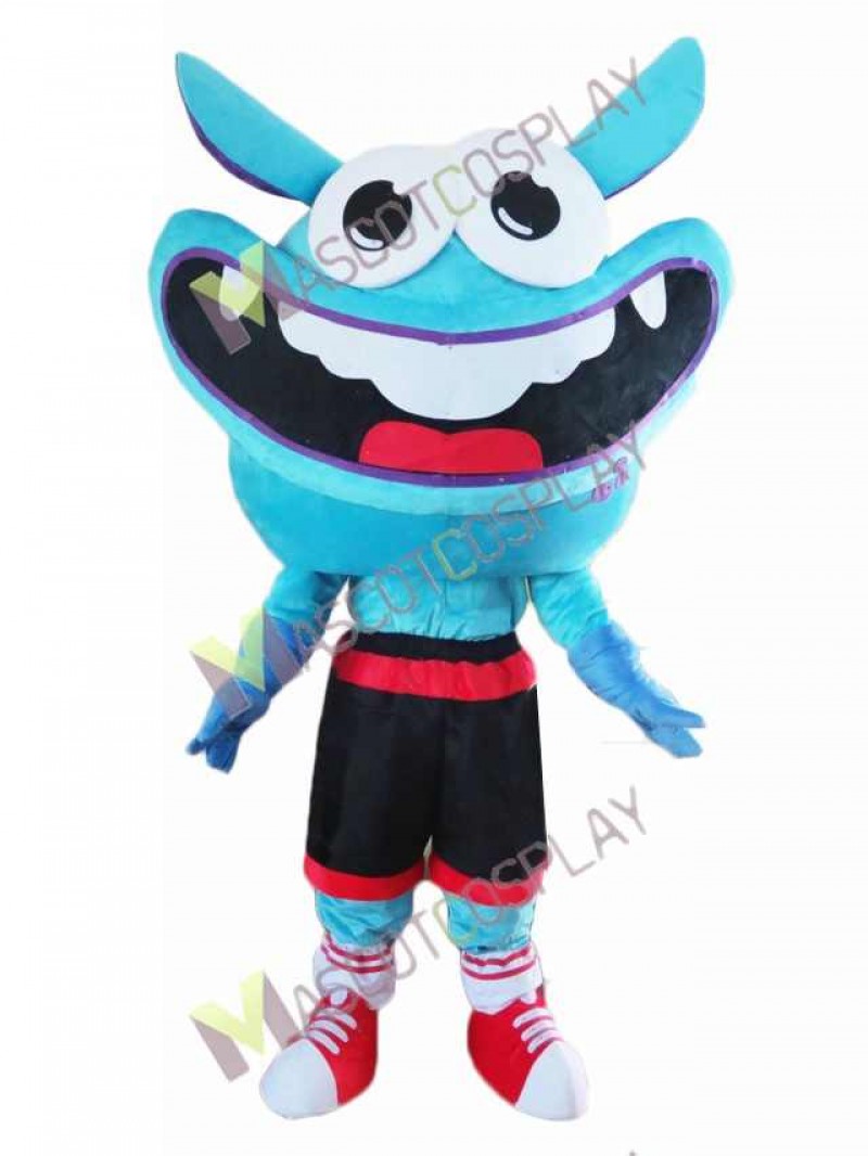 Blue Smile Bugs Mascot Costume