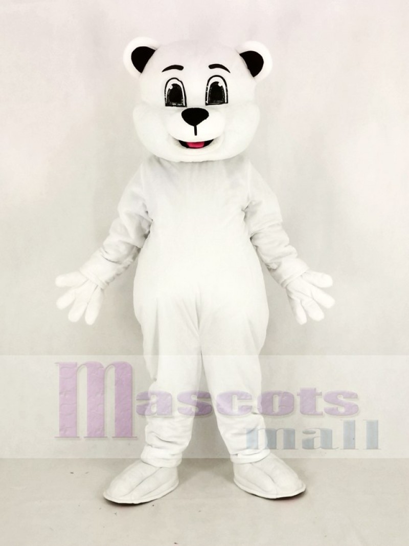 Johnnie Polar Bear Mascot Costume Animal