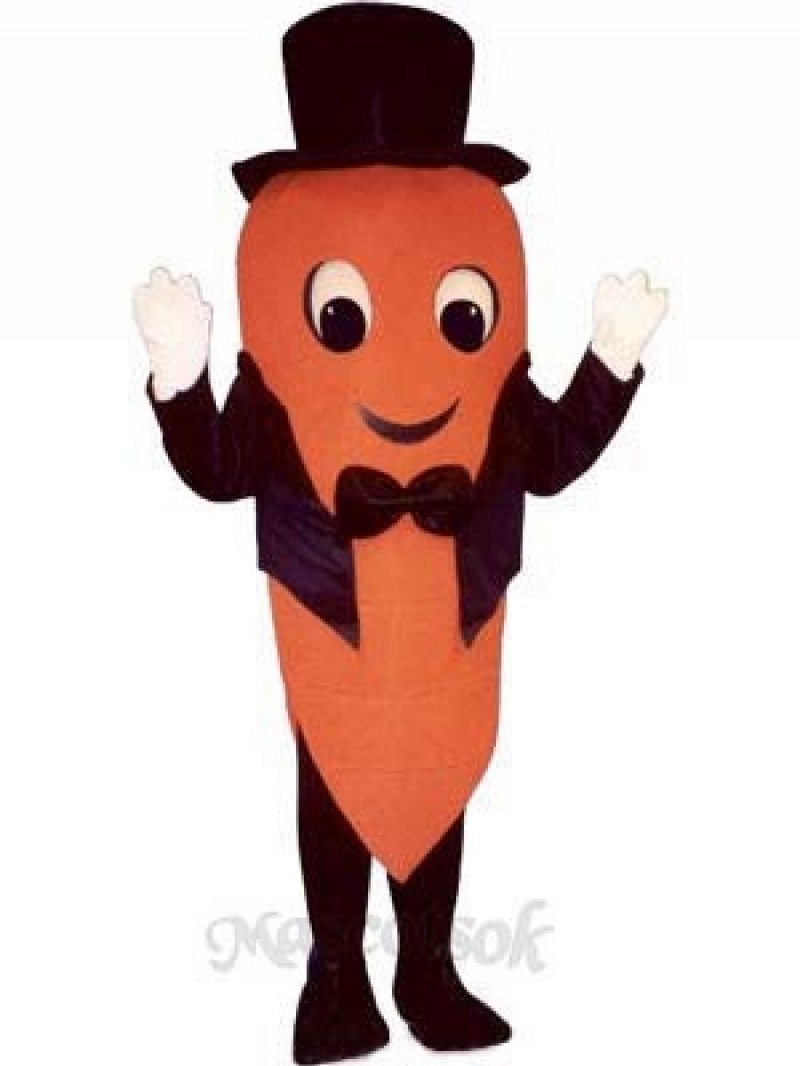 Carrot with Tailcoat & Hat Mascot Costume